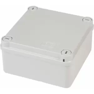 Image of Gewiss GW 44 234 Junction Box IP55 Quick Fix Lid Grey 100 x 100 x 50mm No Holes