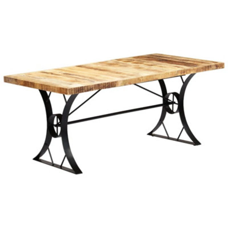 Image of Vidaxl Dining Table 180X90X76cm Solid Mango Wood