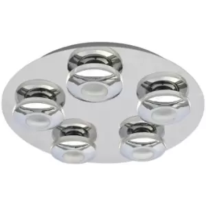 Image of Italux Elias Modern 5 Light Shade Cluster Ceiling Light led, 3000K