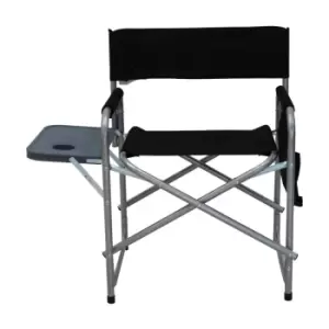 Image of Folding Lightweight Outdoor Portable Directors Camping Chair with Side Table