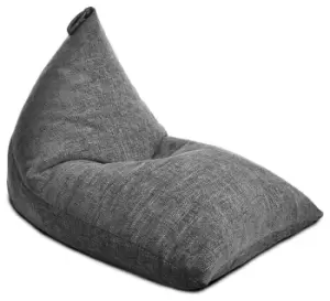 Image of rucomfy Humbug Fabric Bean Bag - Slate Grey