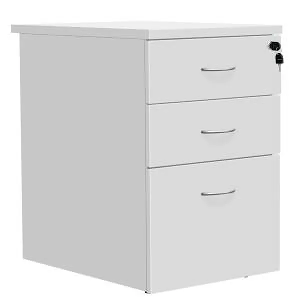 Image of Serrion Eco 18 Desk High Pedestal 600mm White KF79828 KF79828