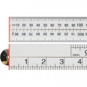 Image of Faithfull Plastic Folding Rule 39" / 1m