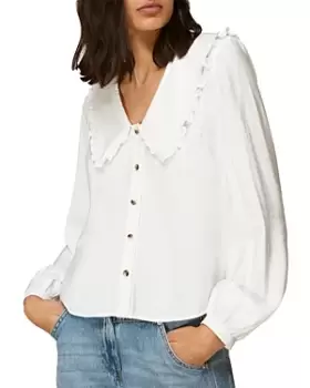 Image of Whistles Pilgrim Collar Blouse