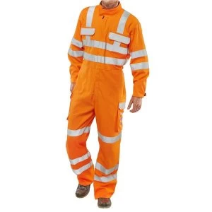 Image of Click Arc Flash Gort Coveralls GoRT Hi Vis Size 40 Ref Orange Ref