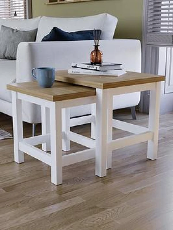 Image of Vida Designs Durham 6 Cube Staircase Storage Unit Oak (Brown)