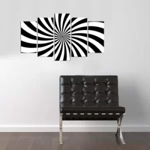 Image of 5PMX-049 Multicolor Decorative MDF Painting (5 Pieces)