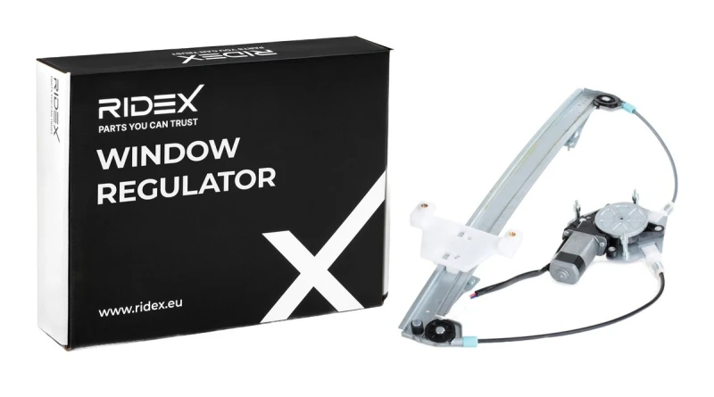 Image of RIDEX 1561W0165 Window regulator Right Front, Operating Mode: Electric, with electric motor Window Winder (1561)