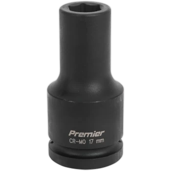 Image of Sealey 3/4" Drive Deep Hexagon Impact Socket Metric 3/4" 17mm