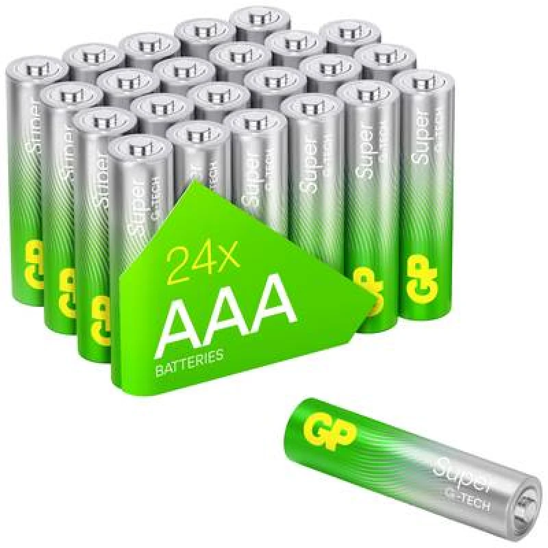 Image of Gold Peak Industries 1x24 GP Super Alkaline AAA 1.5V Batterie...