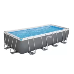 Image of Bestway 18'X9'X48" Power Stl Frame Pool Set