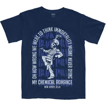Image of My Chemical Romance - Immortality Arch Unisex X-Large T-Shirt - Blue