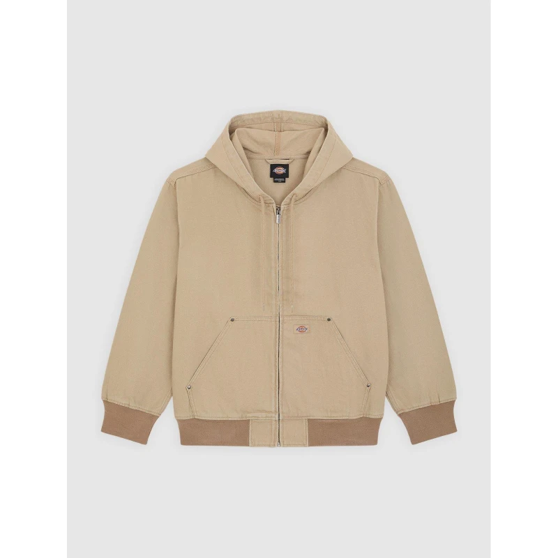 Image of Dickies Dickies Canvas Hood Bomber Mens Desert Sand male Medium