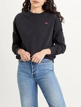 Image of Levis Standard Crew Sweater - Black Size M Women