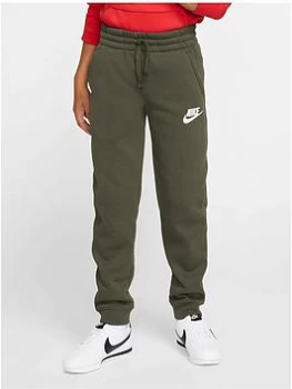 Image of Nike NSW Boys Club Fleece Jogger - Green/White , Green/White, Size S
