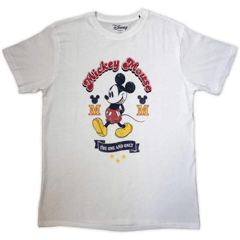 Image of Disney Mickey Mouse One And Only T Shirt White unisex