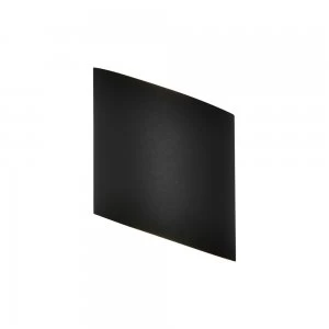 Image of Flush Wall Lamp, 6W LED, 3000K, 660lm, IP54, Anthracite