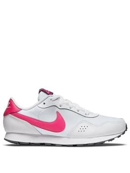 Image of Nike MD Valiant - White/Pink/Grey, White/Pink/Grey, Size 3