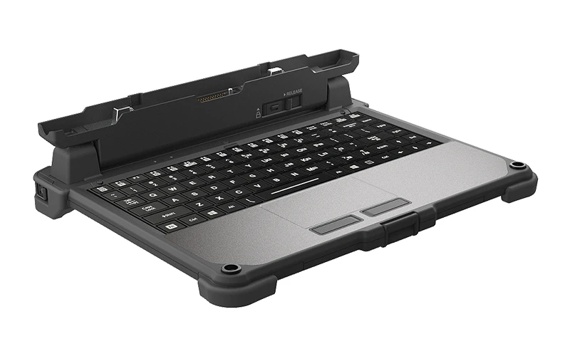 Image of Getac GDKBUL mobile device keyboard Black. Silver Pogo Pin US English