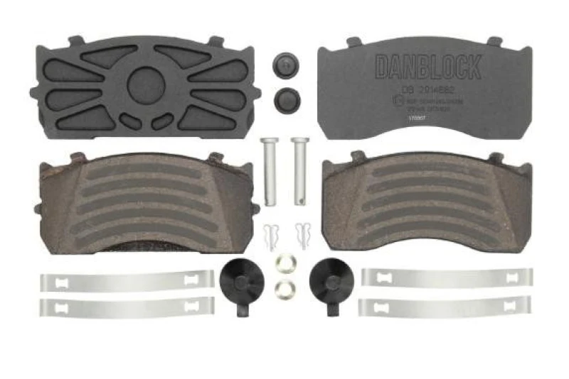 Image of TRW GDB5073 Brake pad set not prepared for wear warning indicator Brake Pad Set,disc brake (402)