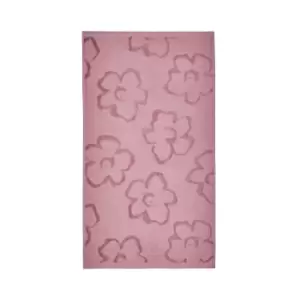 Image of Ted Baker Magnolia Bath Sheet, Dusky Pink