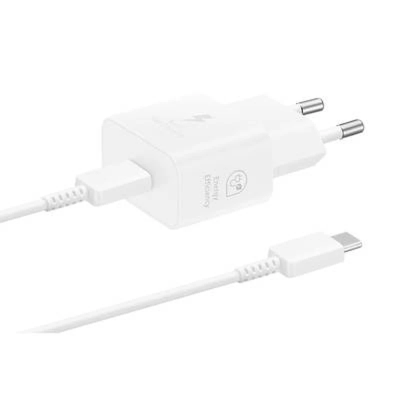 Image of Samsung EP-T2510X Mobile phone charger type USB-C + quick-charge mode 25 W White EP-T2510XWEGEU