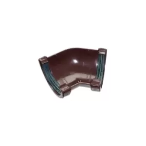Image of HALF ROUND 45 DEGREE ANGLE BROWN - Brown