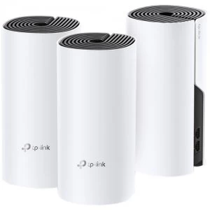 Image of TP Link Deco M4 AC1200 Whole Home Mesh WiFi System (3 Pack) - White