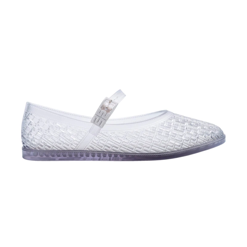 Image of Melissa Womens Harper Translucent Water Resistant Jelly Shoes Transparent female 5 (38)