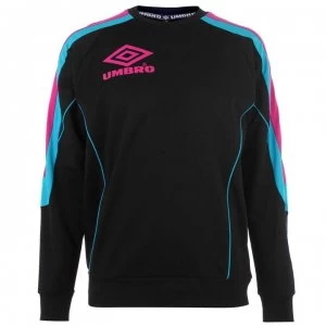 Image of Umbro Vortex Sweater - Black/BerryPink