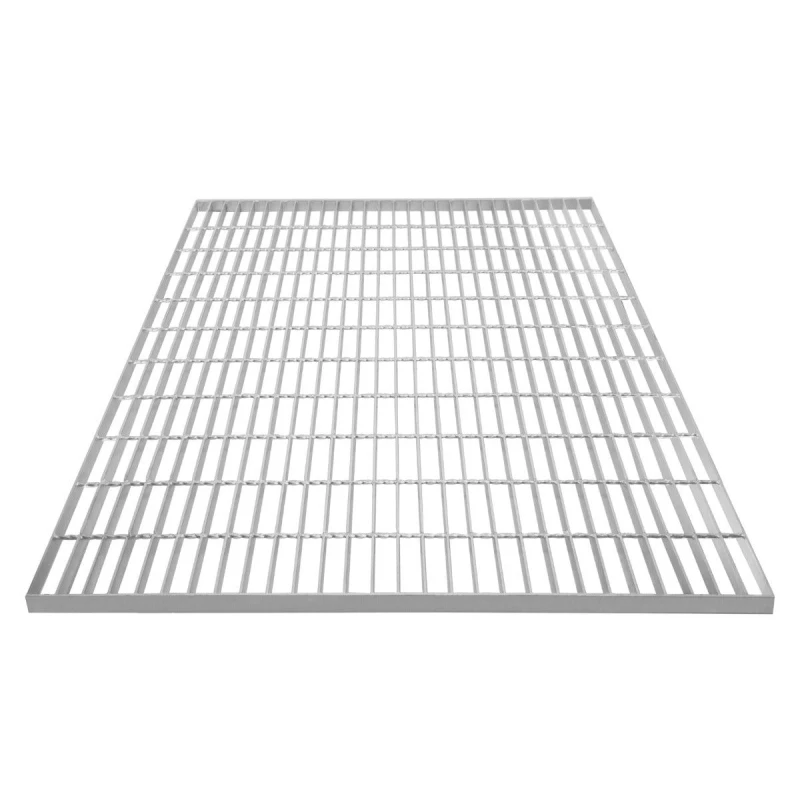 Image of MonsterShop Galvanised Grating Floor Forge Walkway Mesh Panel Grid Drainage 110Cm X 100Cm X 3Cm