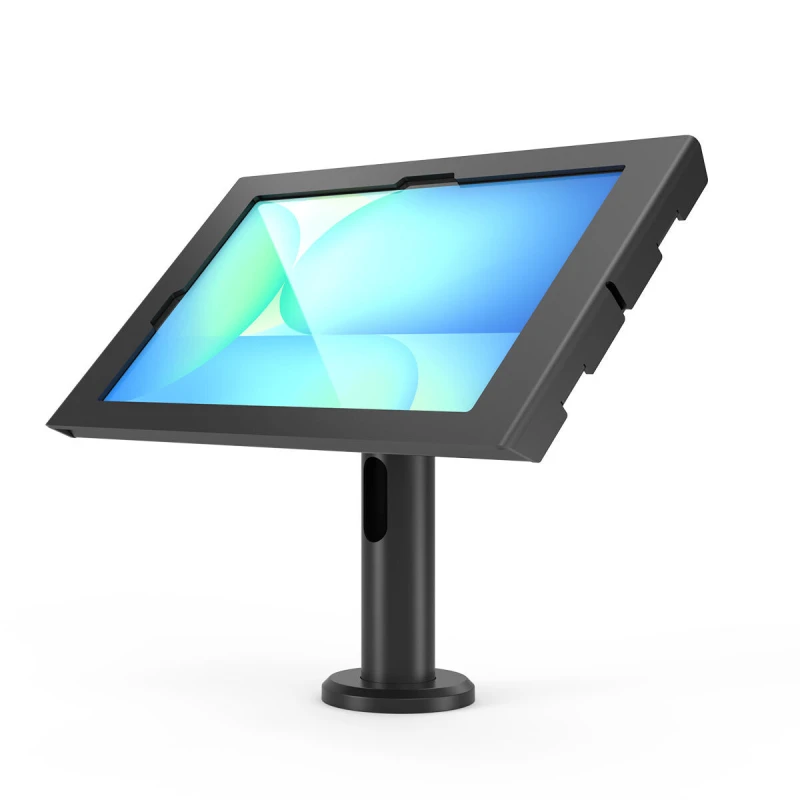 Image of Compulocks Compulocks Galaxy Tab S10 FE+ 13.1", Apex Enclosure Tilting Stand 8" - Black TCDP01131GAPXB