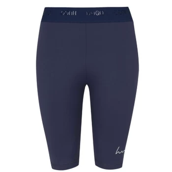 Image of Hugo Boss Logo Biker Shorts Navy Size L Men