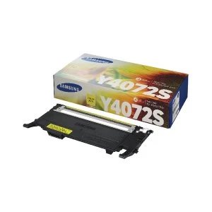 Image of Samsung CLT Y4072S Yellow Standard Yield Toner Cartridge SU472A