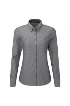 Image of Organic Fairtrade Certified Chambray Formal Shirt