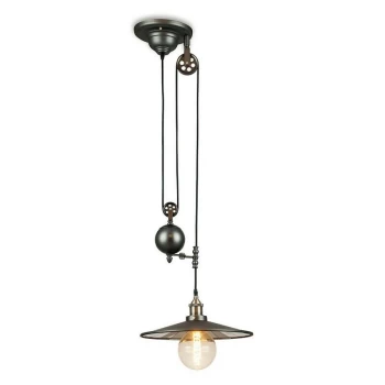 Image of Fan Europe Lighting - Fan Europe ARKITA Dome Pendant Ceiling Light Grey 36cm