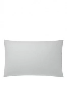 Image of Catherine Lansfield Soft N Cosy Brushed Cotton Housewife Pillowcase Pair - Grey