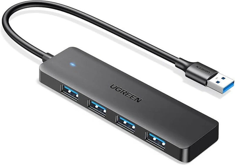Image of Ugreen Ugreen USB 3.0 4-PORT HUB USB-A TO 4XUSB Docking USB 3.2 Gen 1 (3.1 Gen 1) Type-A 25851