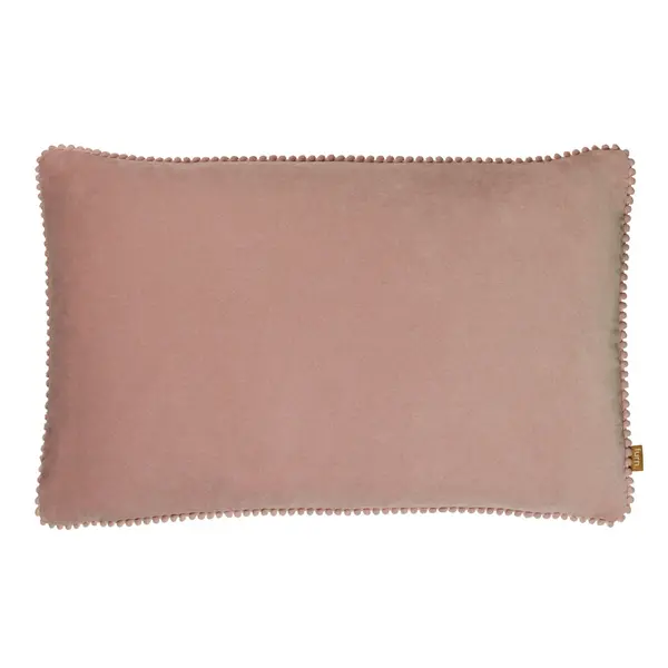 Image of Cosmo Rectangular Velvet Cushion Blush, Blush / 30 x 50cm / Feather Filled