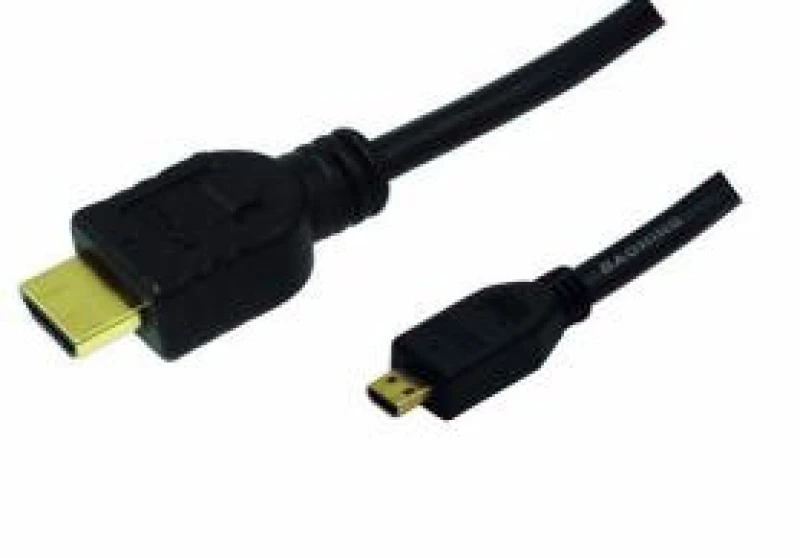 Image of LogiLink HDMI/microHDMI. 2.0m HDMI cable 2m HDMI Type A (Standard) HD