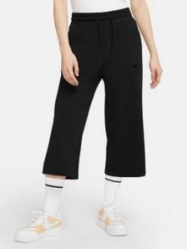 Image of Nike NSW Jersey Capri Pants - Black, Size S, Women