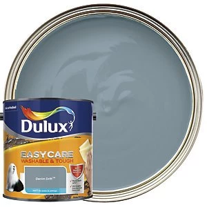 Image of Dulux Easycare Washable & Tough Denim Drift Matt Emulsion Paint 2.5L