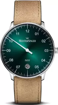 Image of MeisterSinger Watch Neo 36 Green Sunburst