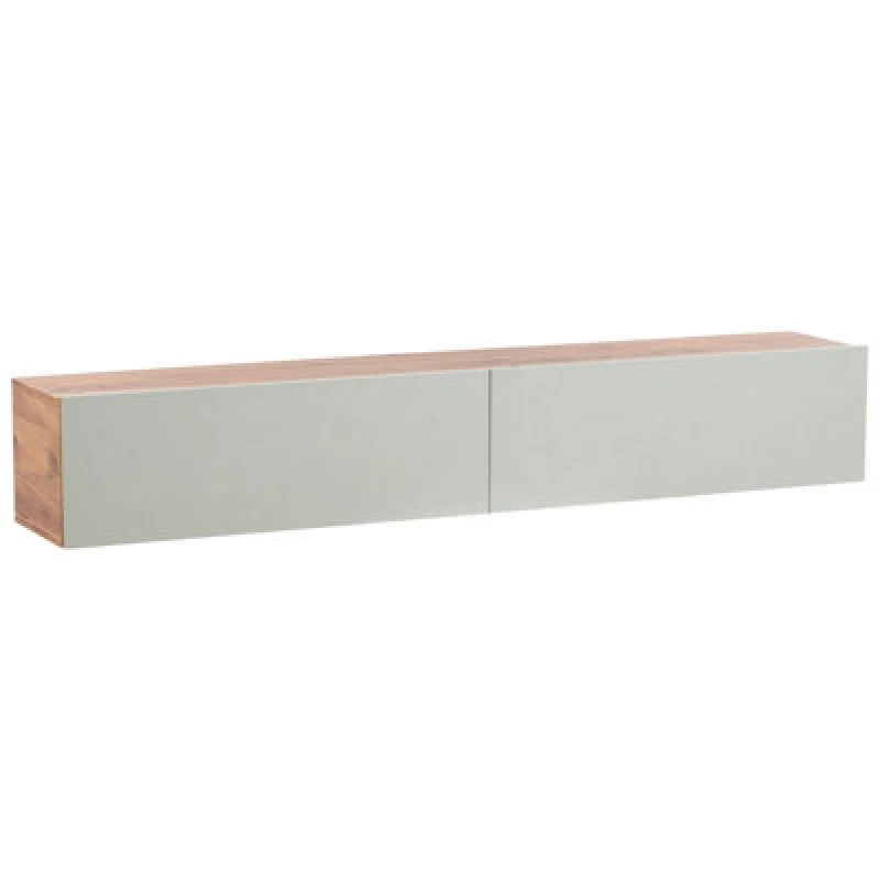 Image of Beliani Wall Mounted TV Stand Gladstone Light Green