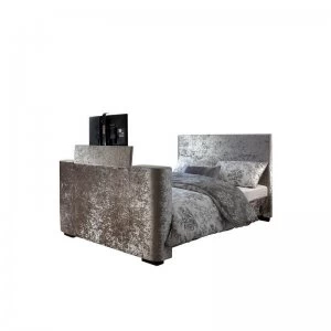 Image of Newark Electric TV Bed - Crushed Velvet
