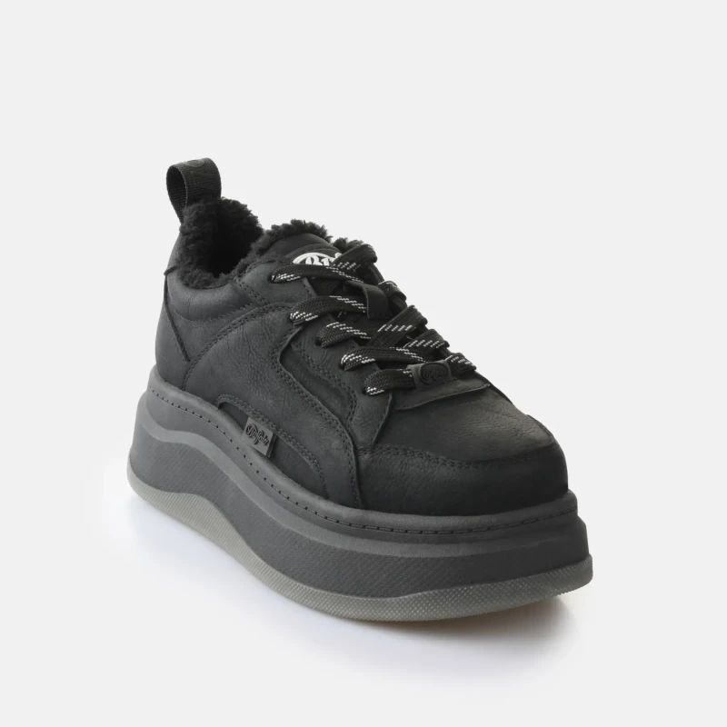 Image of Buffalo Womens Trainers Buffalo Celes Lo Warm Noir Female 41
