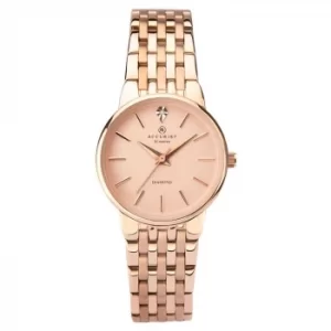 Image of Accurist Ladies Rose Gold Tone Steel Bracelet Watch