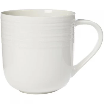 Image of Linea Aspen Fine China Mug Set of 4 - White