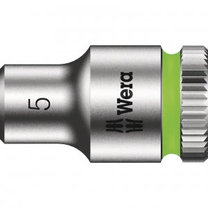 Image of Wera 8790 HMA Zyklop 1/4" Drive Hexagon Socket Metric 1/4" 5mm