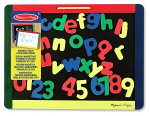 Image of Melissa and Doug Magnetic Chalkboard Dry Erase Board.